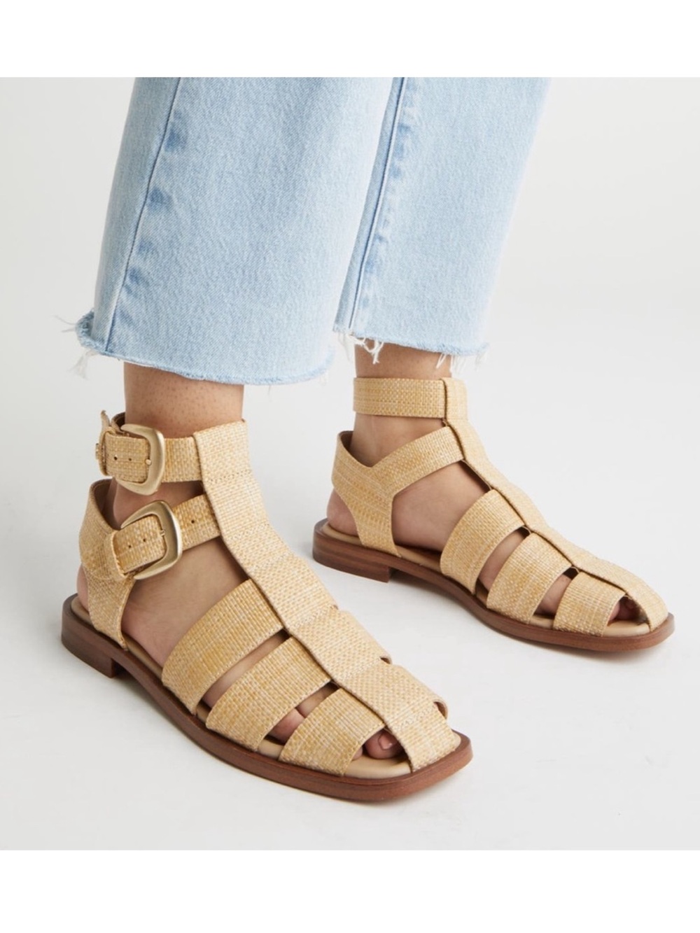 NWT Sam Edelman Dawn Fisherman Sandal Sz 8 with box